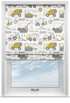 Tinker Town, Industrial - Roman Blind